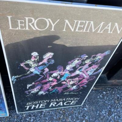 O662 Two Framed Leroy Neiman Prints 