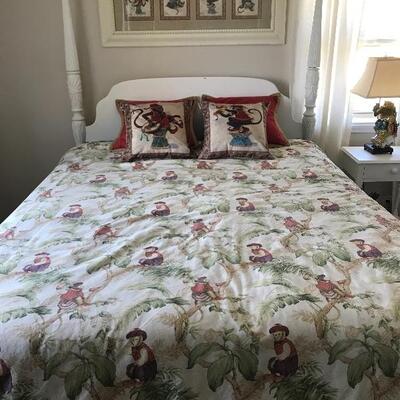 Monkey Duvet and Pillows