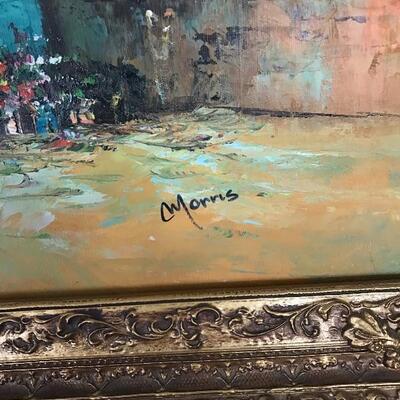 Oil Painting Signed Morris