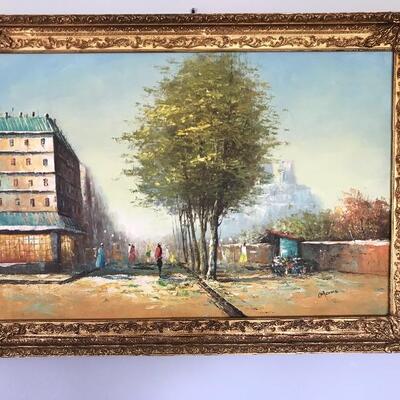 Oil Painting Signed Morris