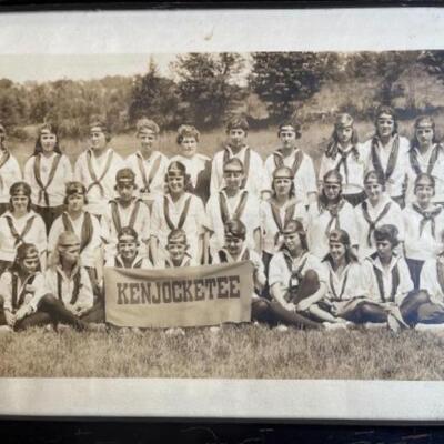 O668 Antique Photo of Camp Kenjocketee 
