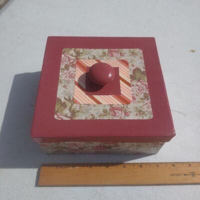 Box of Valentine cards and envelopes