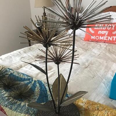 Brutalist Metal Sculpture