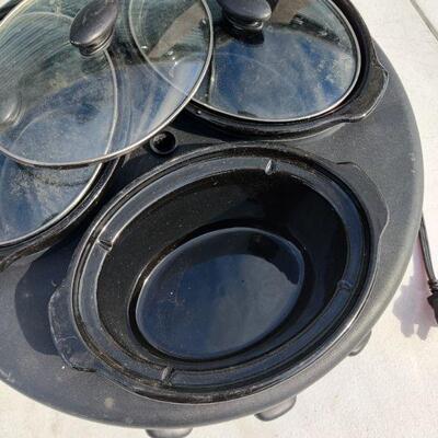 3 mini pot crockpot