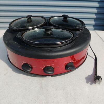 3 mini pot crockpot