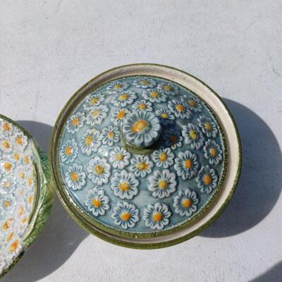Nordstrom glass bowl and candy dish