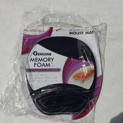 Memory foam mouse pad