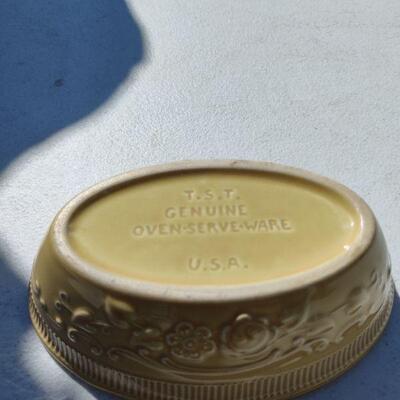 Genuine oven serve ware bowl