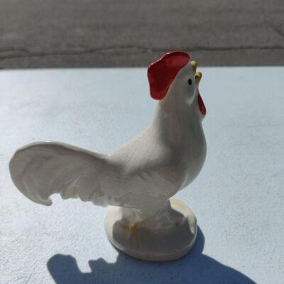 Small glass chicken