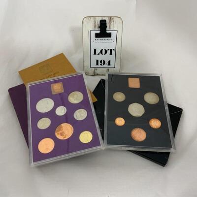 .194. COINS | 2 Proof Sets | Northern Ireland | UK | 1970/1971