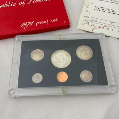 .195. COINS | Three Proof Sets | R of Liberia | Gambia | Ceylon