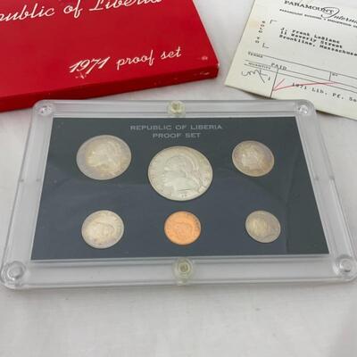 .195. COINS | Three Proof Sets | R of Liberia | Gambia | Ceylon