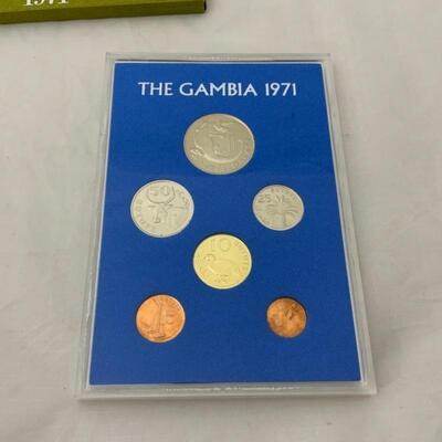 .195. COINS | Three Proof Sets | R of Liberia | Gambia | Ceylon