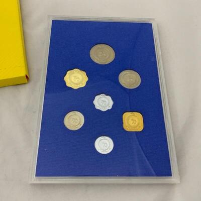 .195. COINS | Three Proof Sets | R of Liberia | Gambia | Ceylon