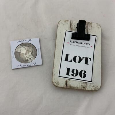 .196. COINS | Morgan Dollar | 1901 O