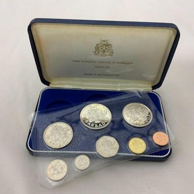 .197. COINS | Barbados 1973 | Franklin Mint Issue Proof Set | 2.22 oz