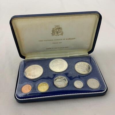 .197. COINS | Barbados 1973 | Franklin Mint Issue Proof Set | 2.22 oz