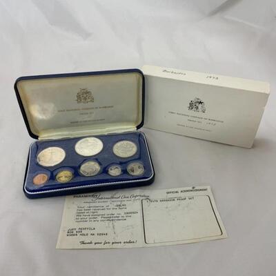 .197. COINS | Barbados 1973 | Franklin Mint Issue Proof Set | 2.22 oz