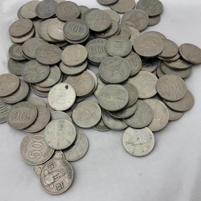 .201. COINS | 100+ South Korean Won | 1980s - 1990s