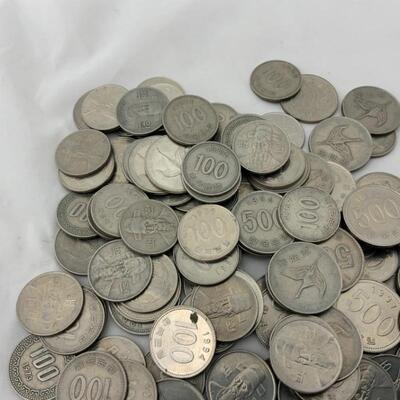 .201. COINS | 100+ South Korean Won | 1980s - 1990s