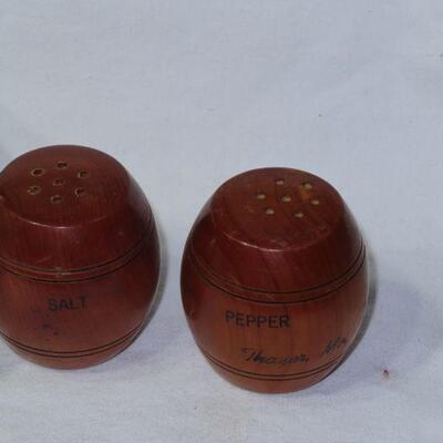 Bowl, salt, and pepper shakers