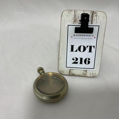 .216. VINTAGE | Dueber Silvertone Pocket Watch Case