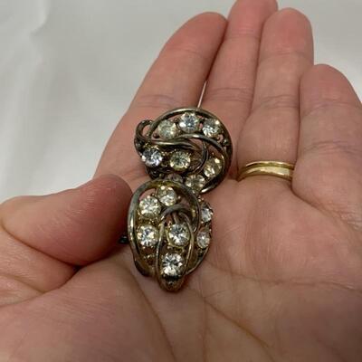 .217. VINTAGE | Coro Earrings in box | Sweater Clasp | Opal Ring