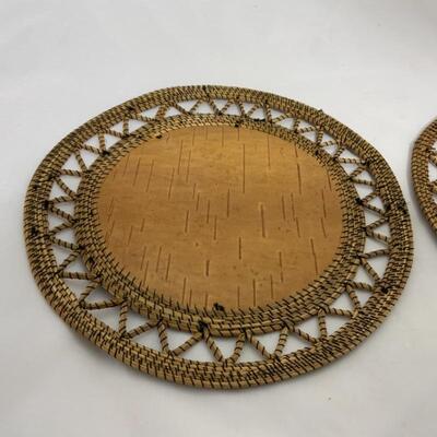 .221. VINTAGE | Two Quill Art Pieces | Wall Decor