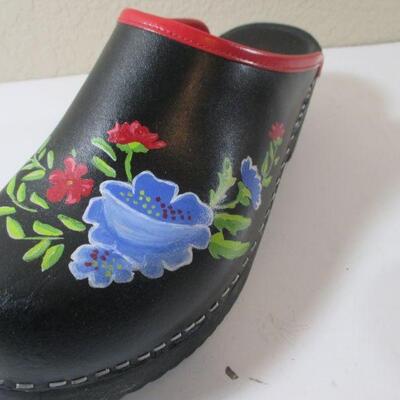Hanna Anderson Clog Hand-painted -Brazil made Shoes 