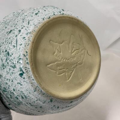 .222. Two Monmouth Western Stoneware Bowls | Green Speckle