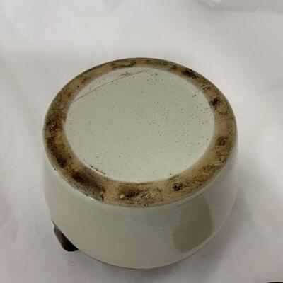 .235. VINTAGE | Hotmar for Hardware | Advertising Stoneware | Bean Pot | Princeton Wis