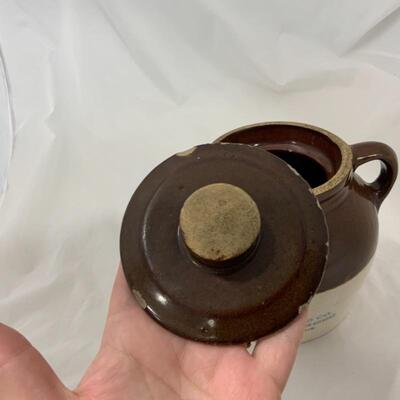 .236. VINTAGE | L.M. DeVaud Co. Bean Pot | Marion Wis