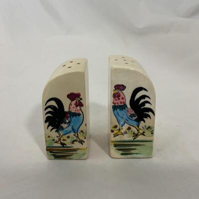 .240. VINTAGE | Rooster Salt and Pepper | Japan Marked