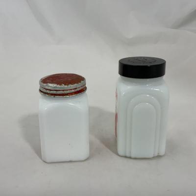 .245. VINTAGE | Two Salt Shakers | Sailboat | Windmill 
