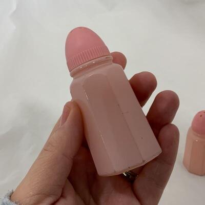 .246.  VINTAGE | Anchor Hocking | Pink Salt and Pepper Set