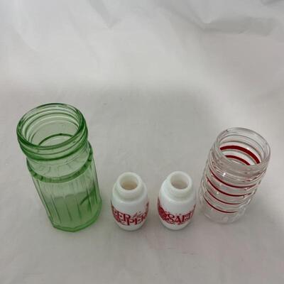 .254. VINTAGE | Four Salt and Pepper Shakers | No lids