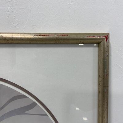 .275. Framed Art | Girl in Shell | Marie M Donald | 72/500 | Art Deco Revival