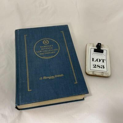 .283. VINTAGE | Websterâ€™s Seventh New Collegiate Dictionary