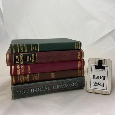 .284. VINTAGE | Five Engineering Books