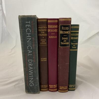 .284. VINTAGE | Five Engineering Books