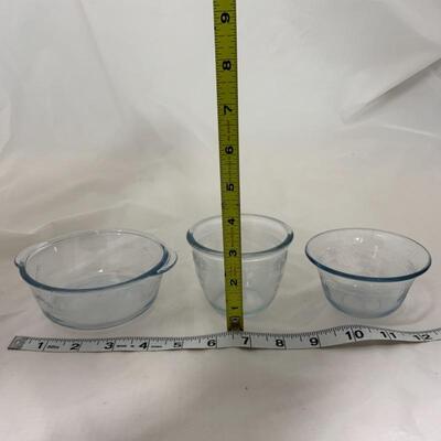 .289. VINTAGE | Fire King | Blue Sapphire Small Dishes