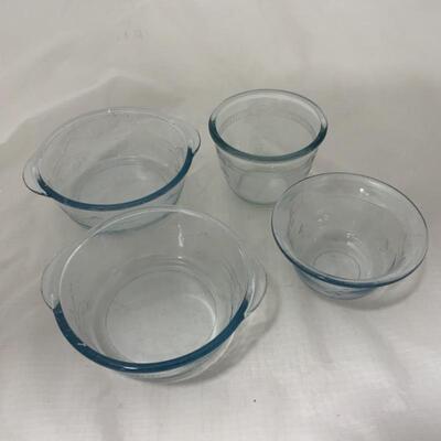 .289. VINTAGE | Fire King | Blue Sapphire Small Dishes