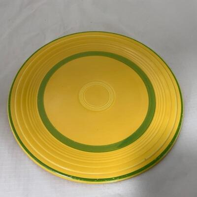.292. VINTAGE | Yellow & Green | Fiesta Plates | 9.25â€ | Green Bay Packers
