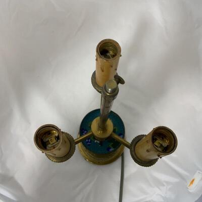 .298. VINTAGE | CloisonnÃ© | Lamp | Two Small Pieces