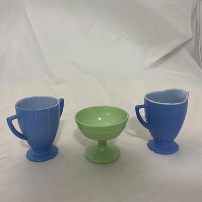 .305. VINTAGE | ModernTone | Creamer & Sugar | Footed Sherbet