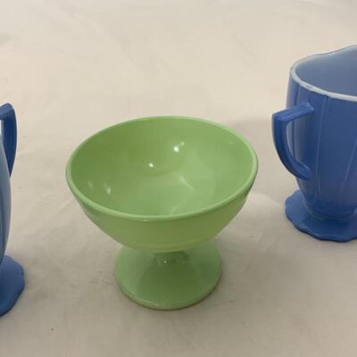 .305. VINTAGE | ModernTone | Creamer & Sugar | Footed Sherbet