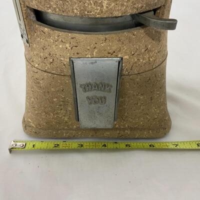 .306. VINTAGE | Nickel Candy Dispenser | Master Eye Foundation 