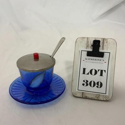 .309. VINTAGE | ModernTone | Sugar Dish | Original Lid | Bakelite knob