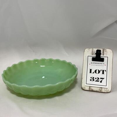 .327. VINTAGE | Fire King Jadite | Bubble Bowl