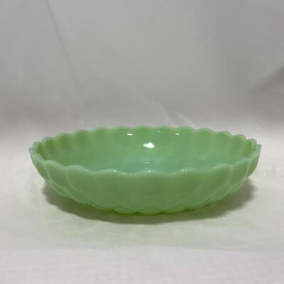 .332. VINTAGE | Fire King Jadite | Bubble Bowl | Serving Dish